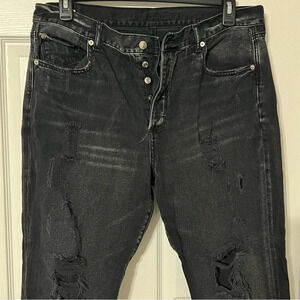 American Eagle 🦅 Hi Rise Girlfriend extreme distressed